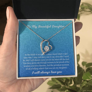 Forever Love Necklace - Heartfelt Gift for Your Daughter